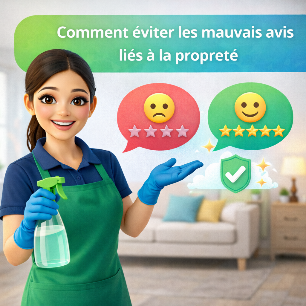 Comment éviter les mauvais avis liés à la propreté